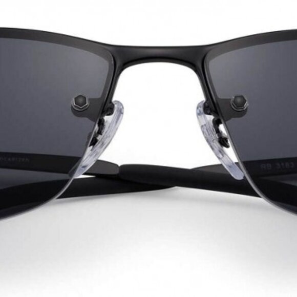 NEW AUTHENTIC RAY BAN RB 3183 002/81 POLARIZED SUNGLASSES SIZE: 63-15-125 - Picture 8 of 12